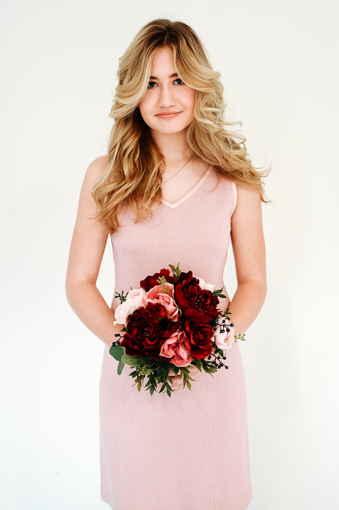 Ruby Rose Bridesmaids Bouquet